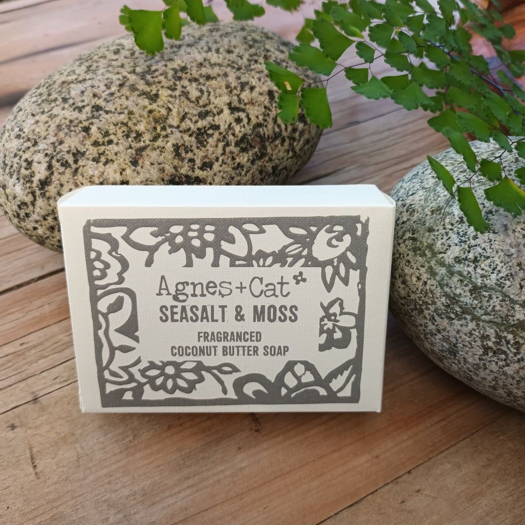 Agnes & Cat - Eco-Friendly Natural Relaxing Bath & Body Gift Set - Sea Salt & Moss
