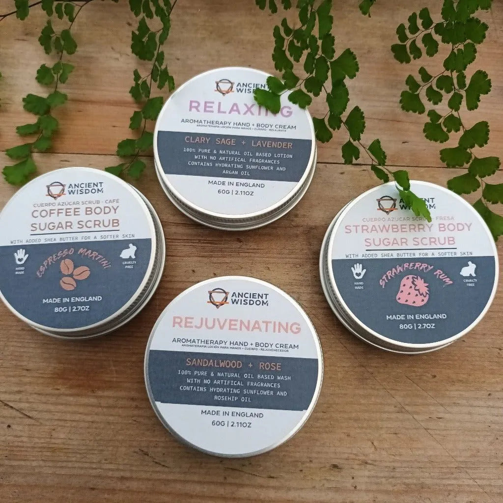 Ancient Wisdom Natural Gift Set - Self-Care Kit - Mindfulness & Serenity - Luxury Home Spa Set Health & Beauty > Personal Care > Cosmetics > Bath & Body Gift Sets > Natural Gift Sets emmy-jane-boutique.myshopify.com