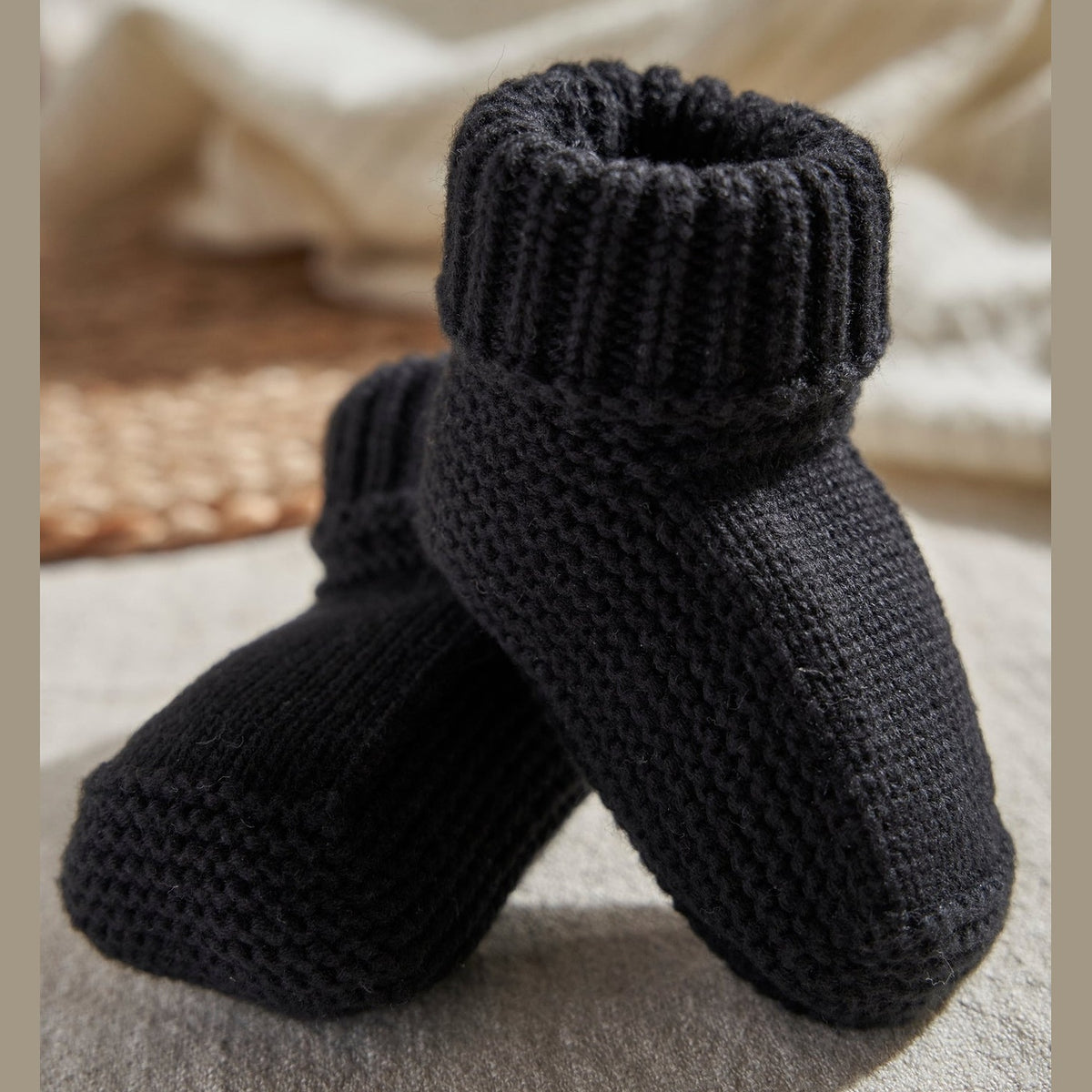 Knitted Baby Booties