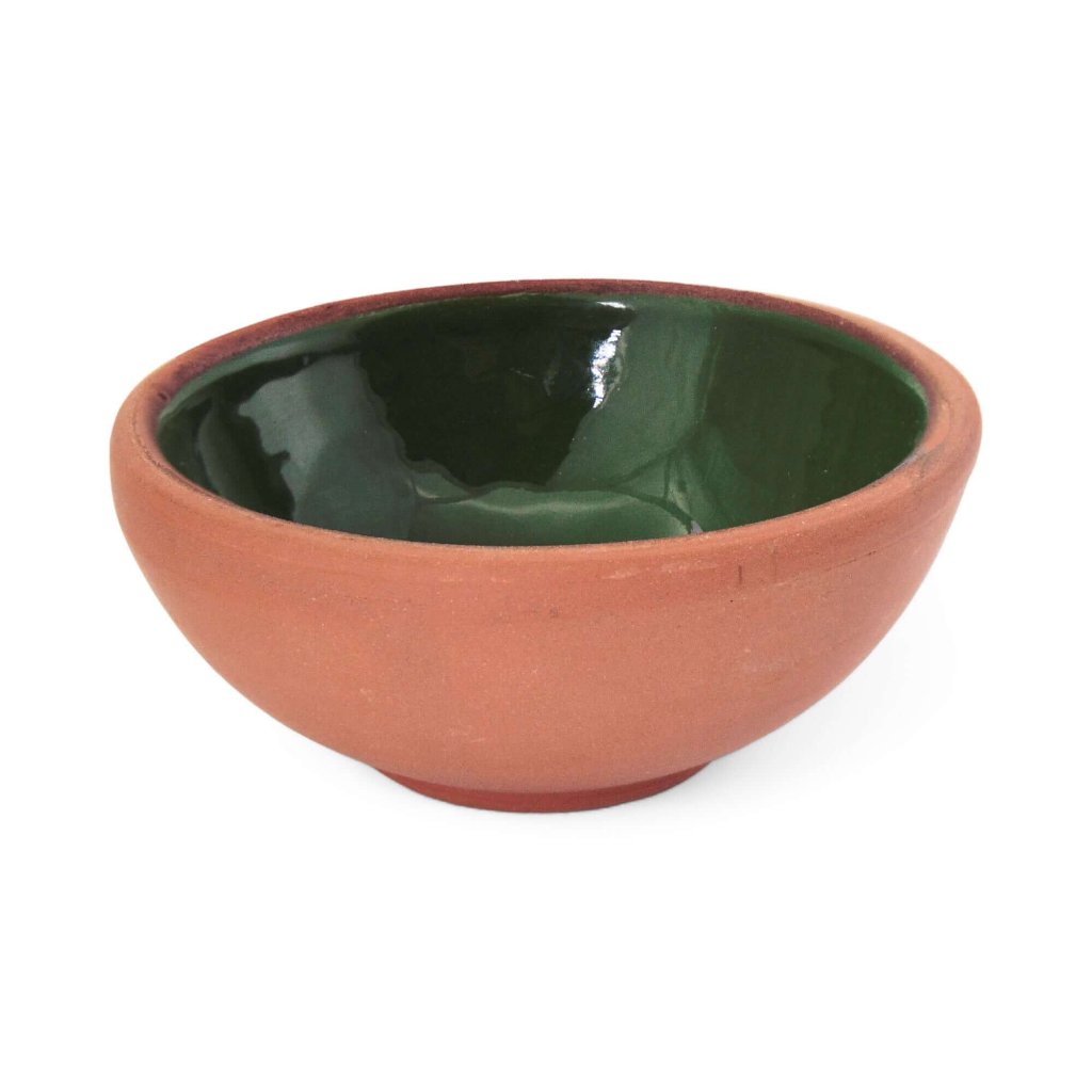 Handmade Ceramic Bowl Moroccan Green 8cm-2