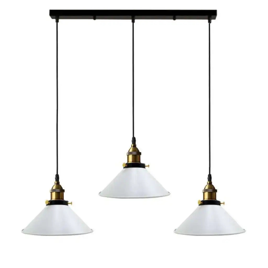 LEDSone Industrial Pendant Light with 3 Heads Cone Style Chandelier Home & Garden > Lighting > Lighting Fixtures > Ceiling Light Fixtures > Ceiling Lights > Metal Ceiling Lights > Pendant Lights emmy-jane-boutique.myshopify.com