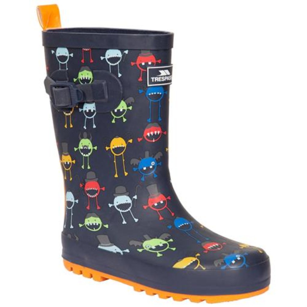 Unisex Kids Trespass Puddle Wellies - Clearance-2