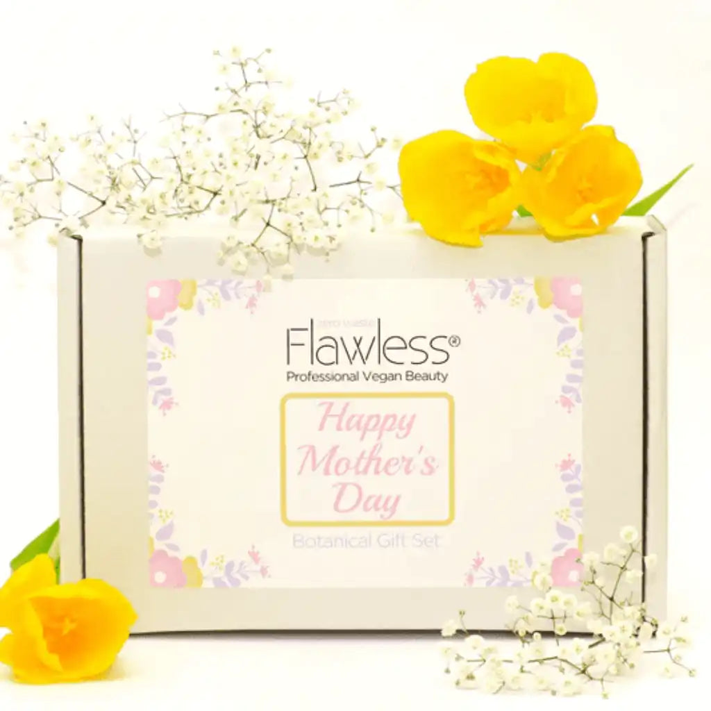 Flawless Mother's Day Pamper Gift Set - Vegan, Cruelty-Free And Plastic Free Health & Beauty > Personal Care > Cosmetics > Bath & Body Gift Baskets >Mother's Day Pamper Gift Set > Vegan Gift Sets > Cruelty-Free Gift Sets > Plastic Free Gift Sets emmy-jane-boutique.myshopify.com