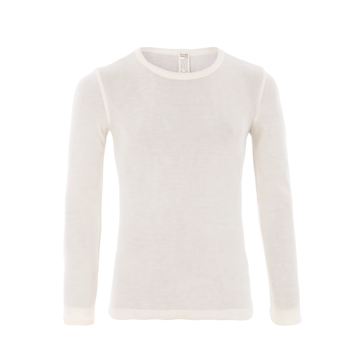 white long sleeve top