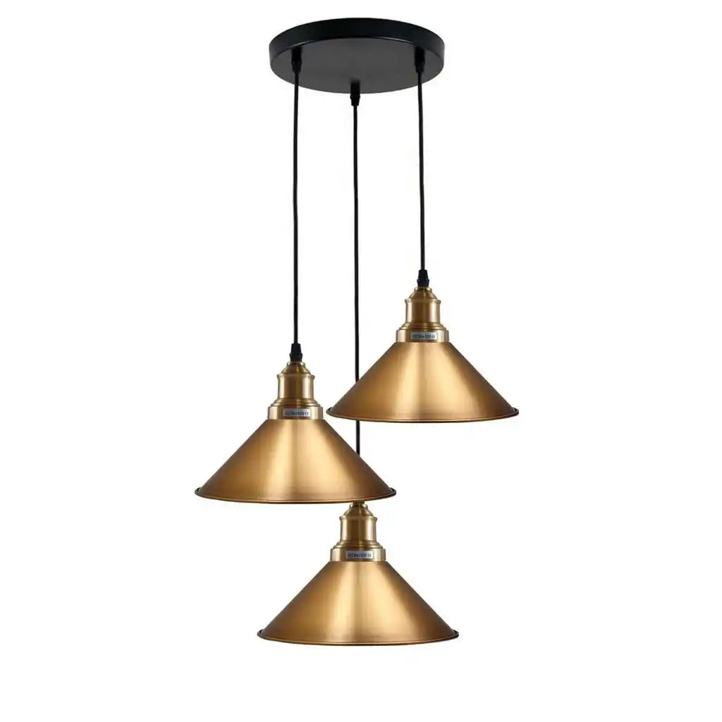 LEDSone Pendant Light Industrial Vintage Hanging Lamp - 3 Cluster Ceiling Light Home & Garden > Lighting > Lighting Fixtures > Ceiling Light Fixtures emmy-jane-boutique.myshopify.com