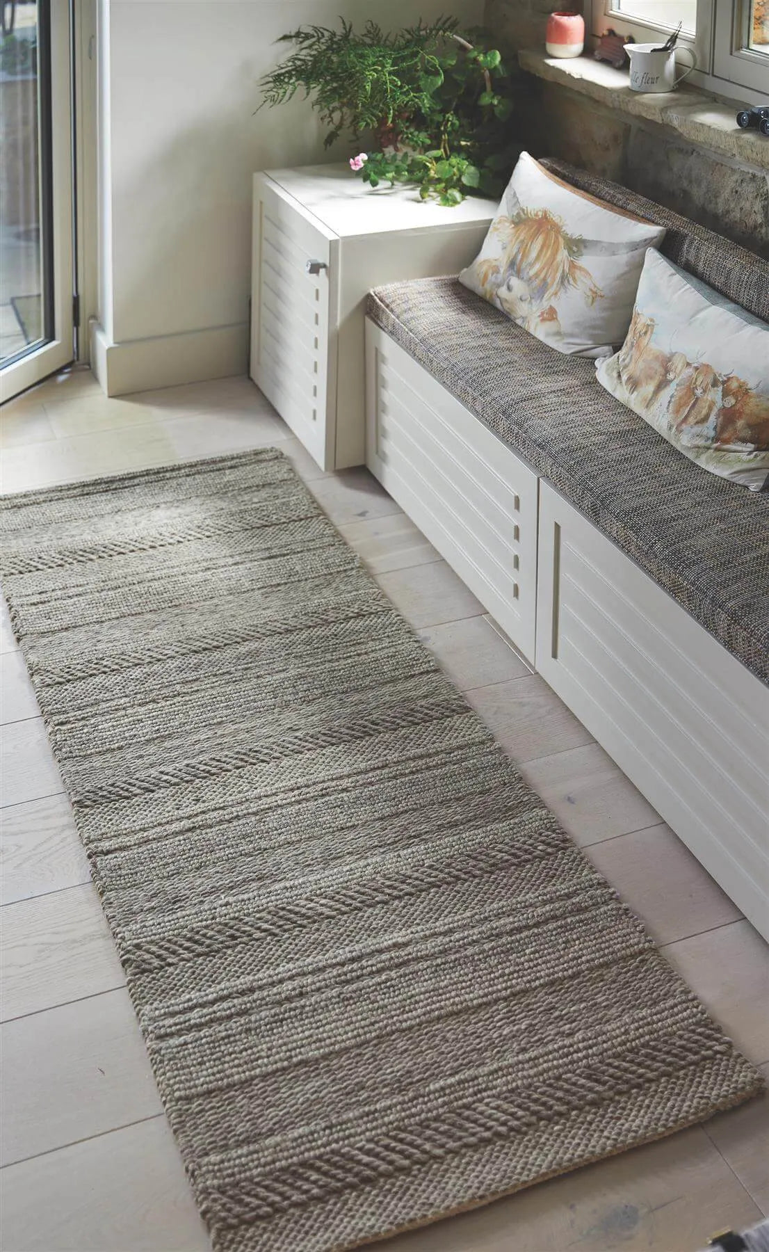 The Rugs Handwoven Rug - Chunky Natural Grey Knitted Rug Pure Wool Home & Garden > Decor > Rugs > Pure Wool Rugs > Handmade Indian Rugs > Sustainable Rugs > Luxury Indian Rugs > Eco-Friendly Wool Rugs > Handwoven Rugs > Chunky Natural Grey Knitted Rug emmy-jane-boutique.myshopify.com