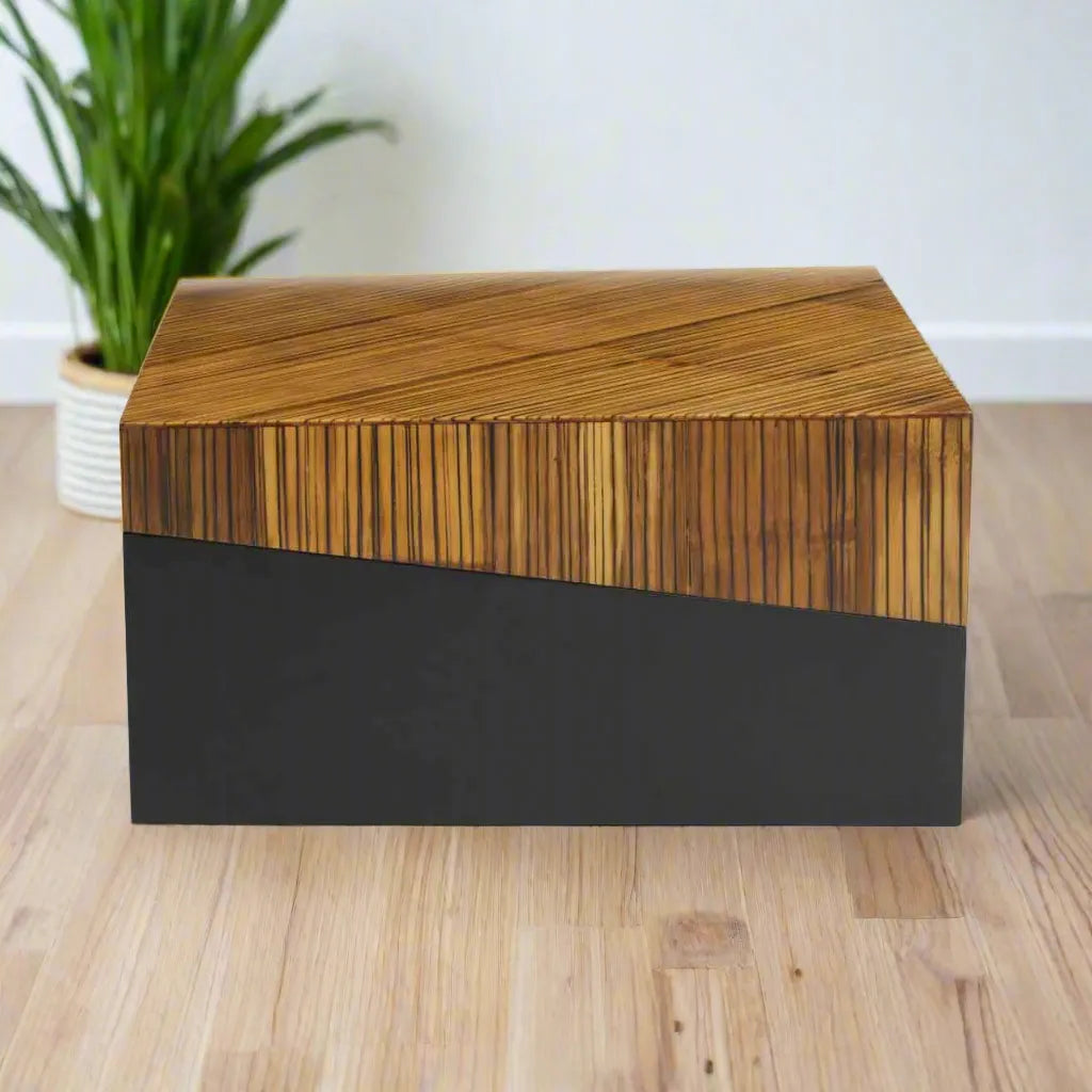 Orsina Contemporary Wooden Coffee Table Gabor Bamboo Coffee Table Furniture > Tables > Accent Tables > Coffee Tables > Wooden Coffee Table > Natural Wood Accent Tables > emmy-jane-boutique.myshopify.com
