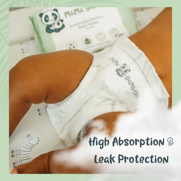 Mama Bamboo Biodegradable Nappies Mama Bamboo Sustainable Nappies DS Baby & Toddler > Diapering > Nappies > Eco-Friendly Nappies > Biodegradable Nappies > Mama Bamboo Sustainable Napies emmy-jane-boutique.myshopify.com