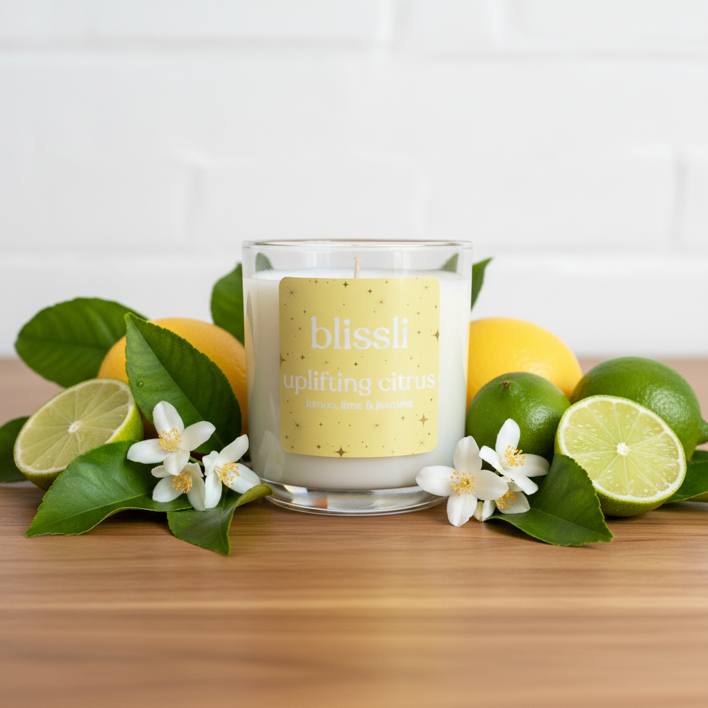 uplifting citrus candle