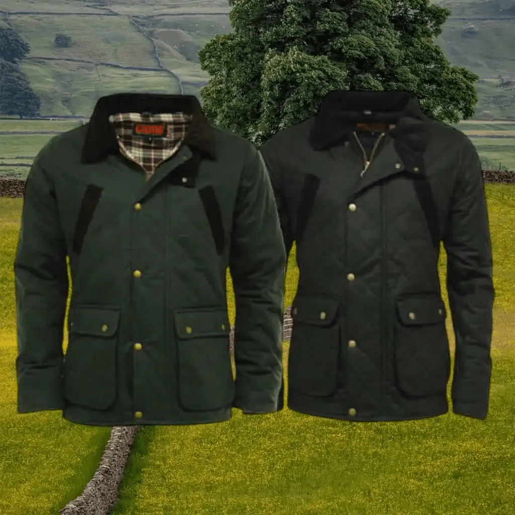 Game Quilted Wax Jacket - Game Oxford Apparel & Accessories > Clothing > Outerwear > Coats & Jackets > Quilted Wax Jacket > Game Speedway Jacket > Mens Waxed Cotton Coat emmy-jane-boutique.myshopify.com