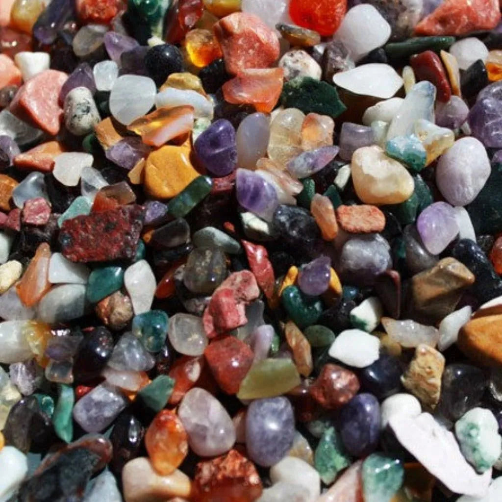 Ancient Wisdom Mixed Gemstone Chips - Choose from 8 Varieties - Decorative Stones Arts & Entertainment > Hobbies & Creative Arts > Arts & Crafts > Art & Crafting Materials > Embellishments > Trims > Loose Stones > Decorative Stones > Mixed Gemstone Chips emmy-jane-boutique.myshopify.com