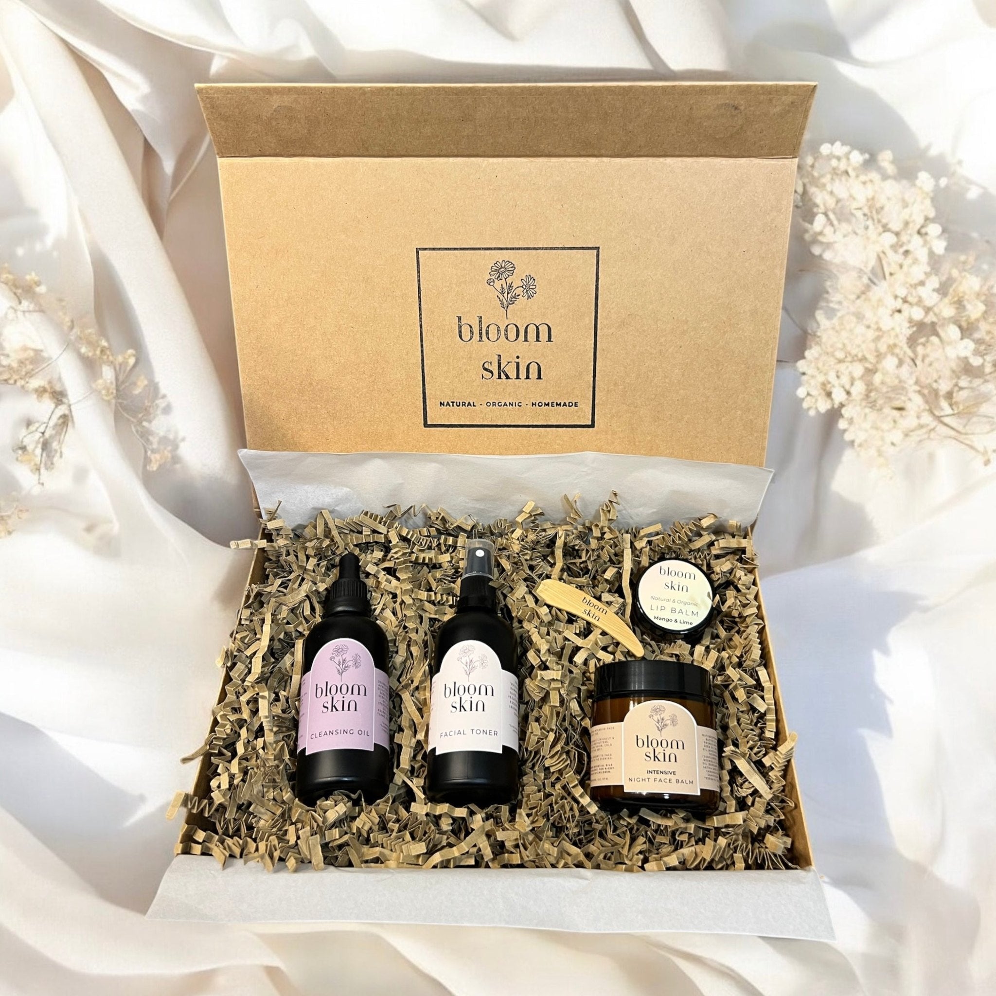 Bloom Skin Night Time Skincare Product Gift Set