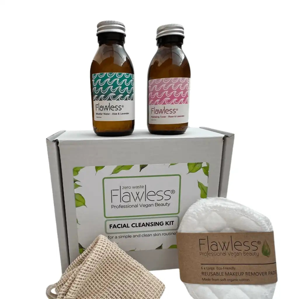 Flawless Zero Waste Facial Cleansing Kit - Vegan & Plastic-Free Skincare emmy-jane-boutique.myshopify.com