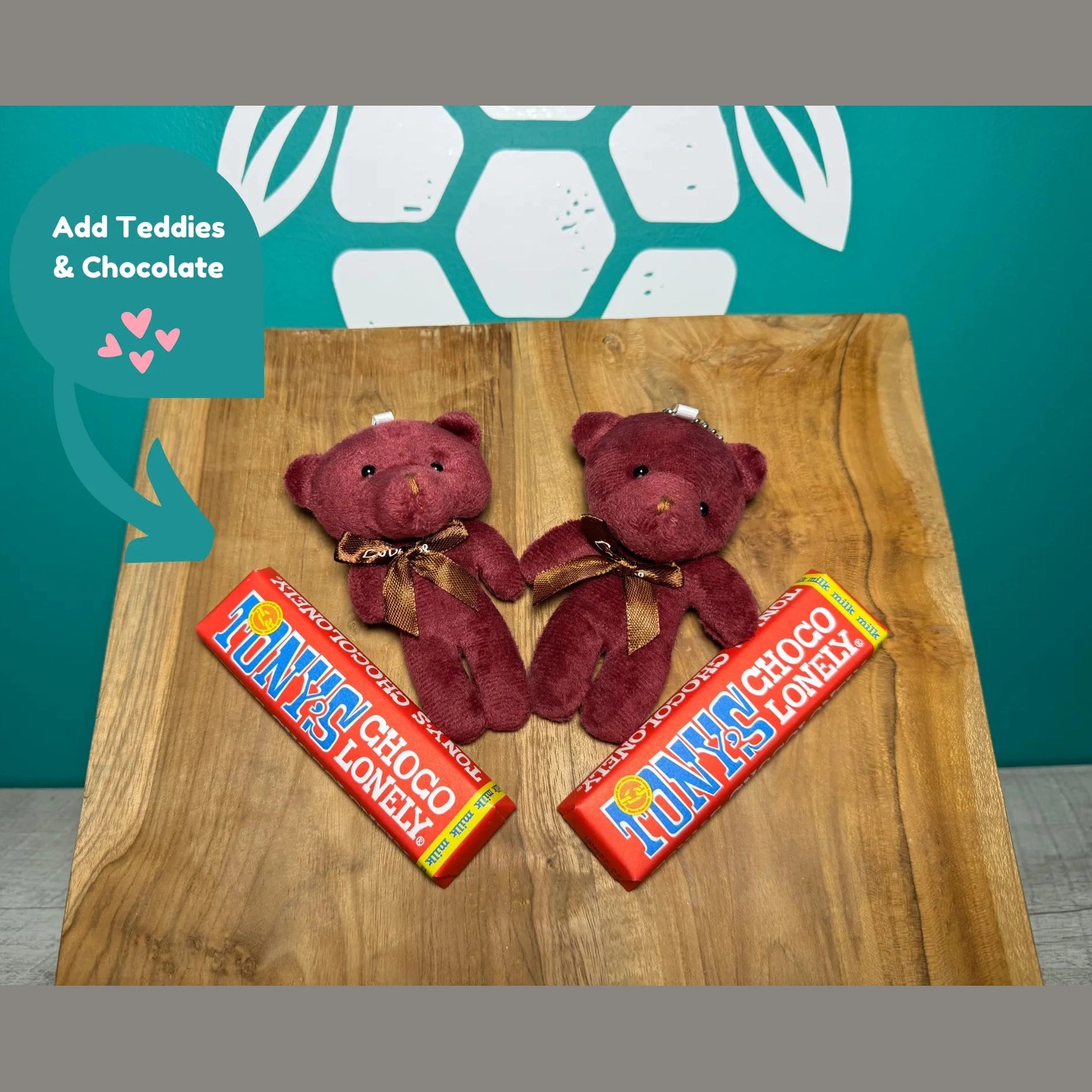 canvas painting kit with chocolate