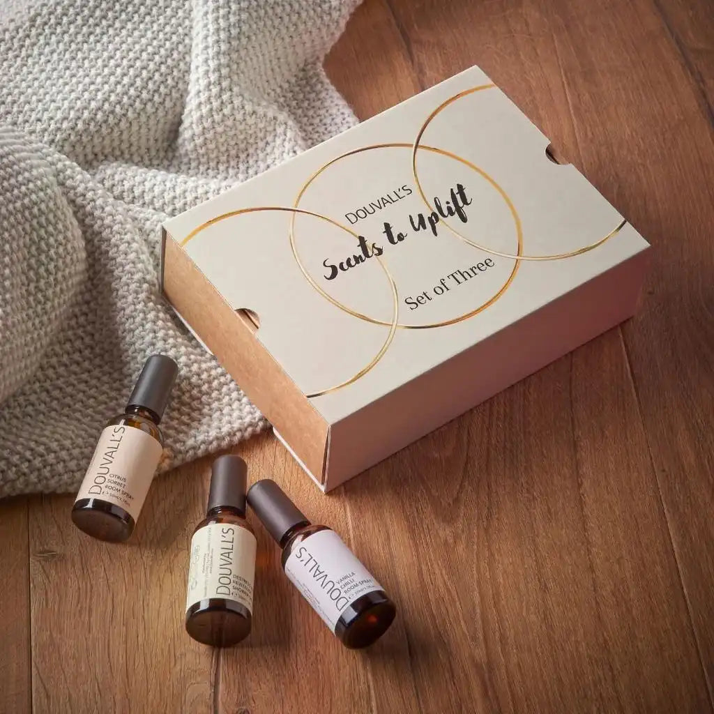 Douvalls Beauty Shower Spray - Scents to Uplift - Natural Room Spray Gift set Home & Garden > Decor > Home Fragrances > Fragrance Oil > Natural Room Spray Gift Sets emmy-jane-boutique.myshopify.com