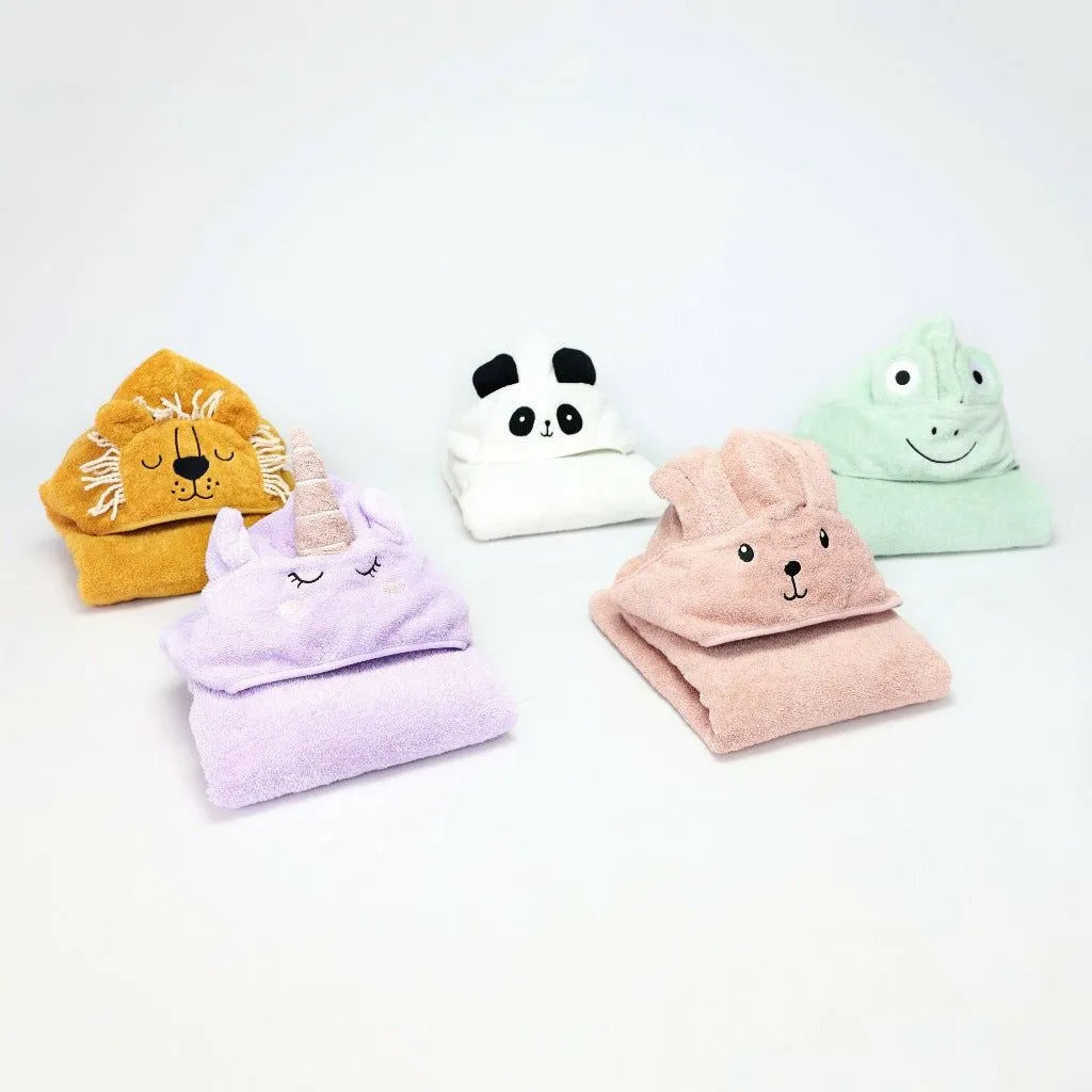 Dream Buy Kids Hooded Towel Poncho - 100% Combed Cotton - Panda Apparel & Accessories > Clothing > Sleepwear & Loungewear > Robes > Bath Robes > Kids Bath Robes >Panda Animals Kids Hooded Towel Poncho emmy-jane-boutique.myshopify.com