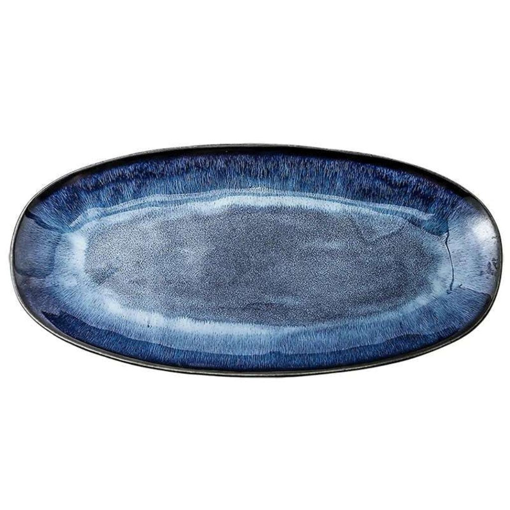 Aiyak Kiln Glazed Oval Plates-2