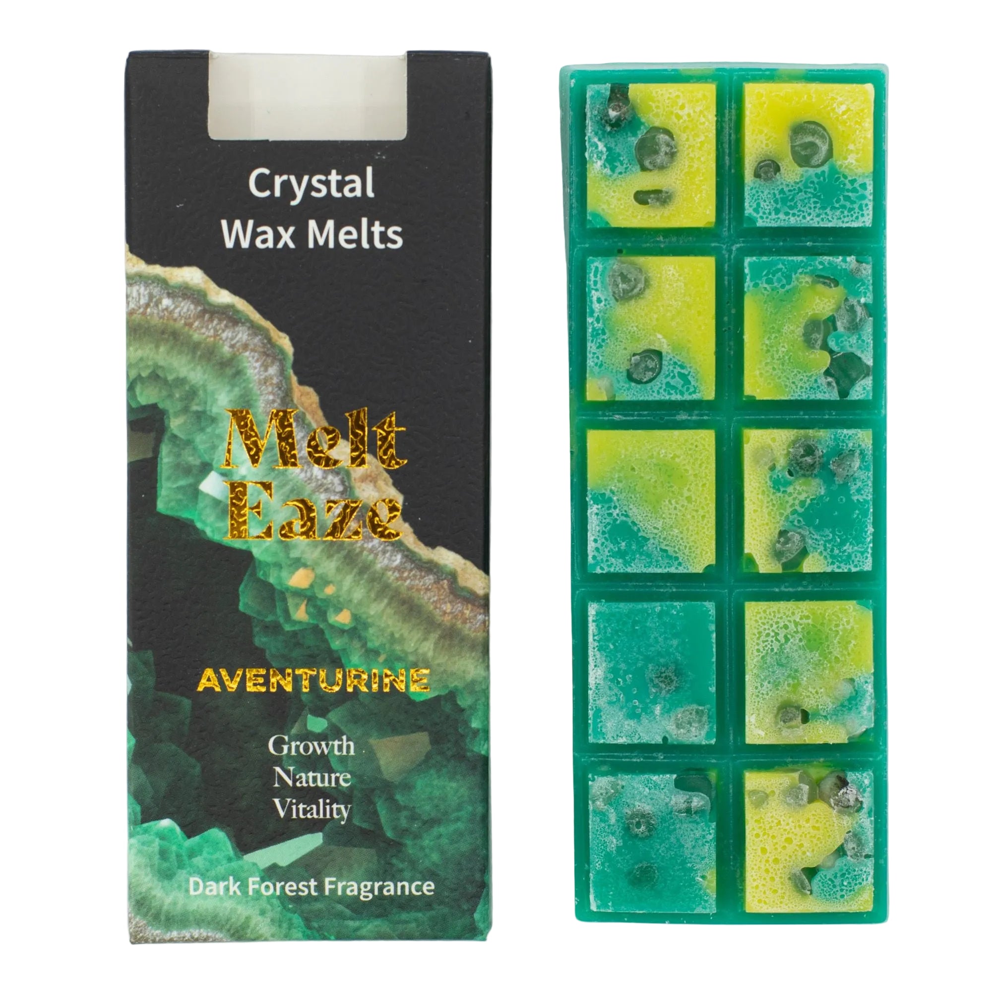 Aventurine Wax Melts for Calming Forest Home Fragrance