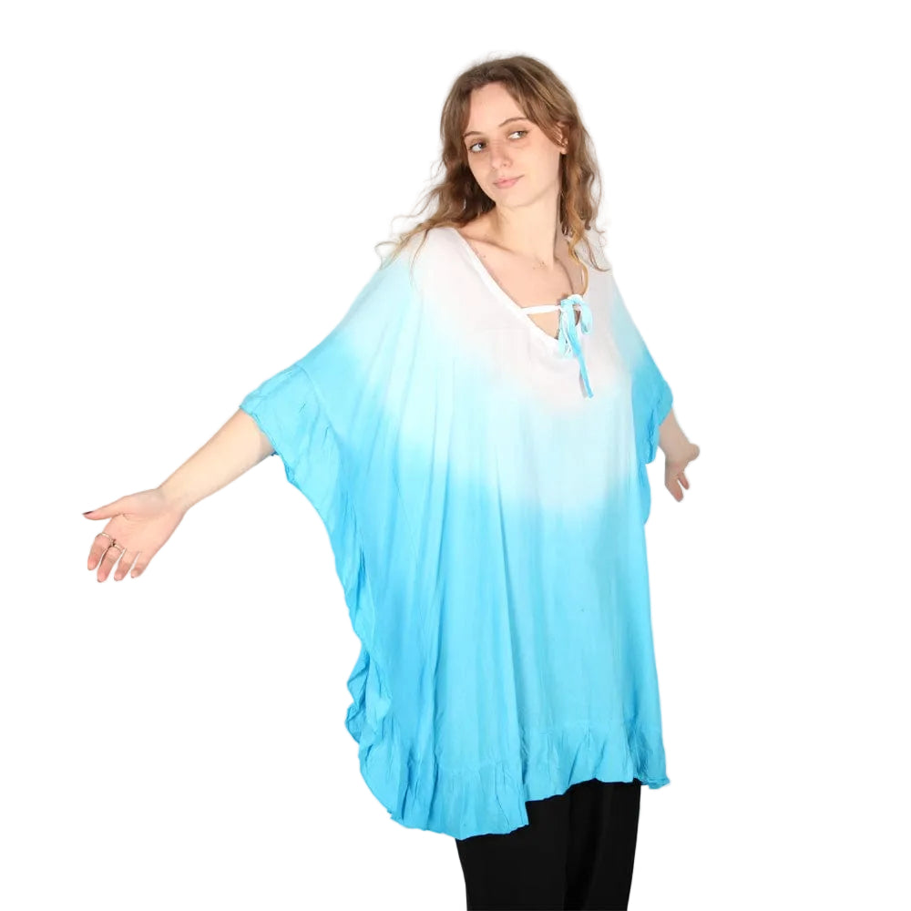 ombre beach cover up dress