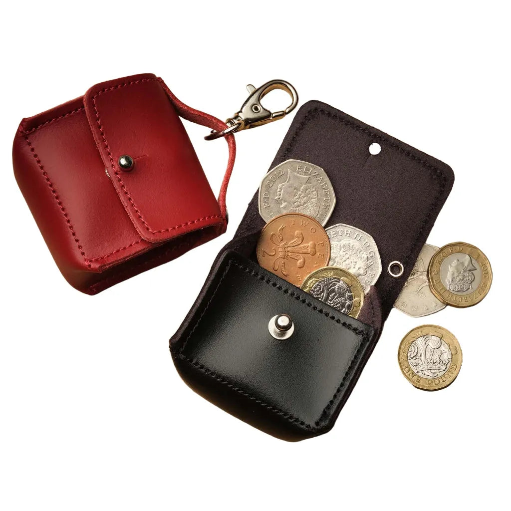 Zatchels Handmade Mini bag charm - Red Leather bag charm emmy-jane-boutique.myshopify.com