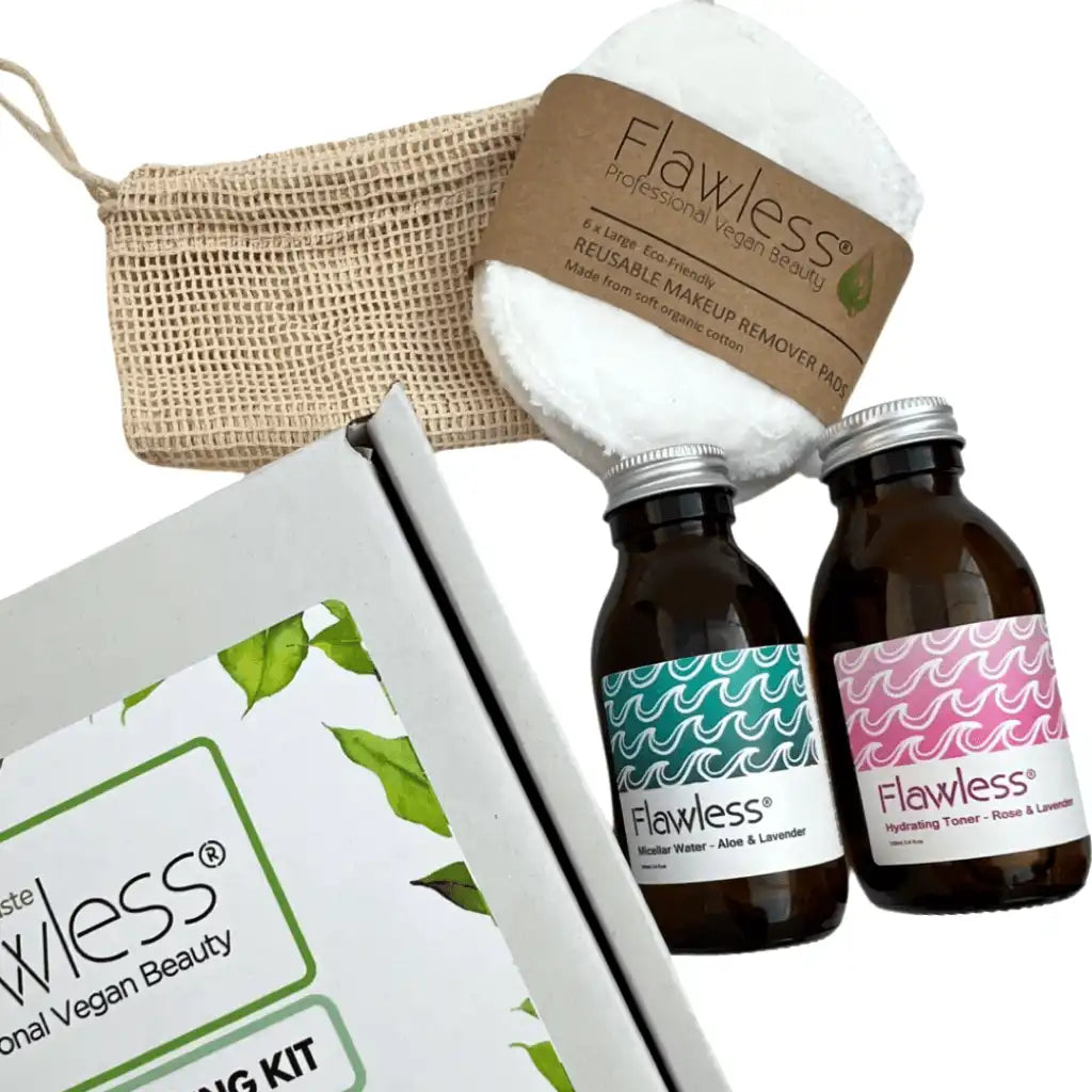 Flawless Zero Waste Facial Cleansing Kit - Vegan & Plastic-Free Skincare emmy-jane-boutique.myshopify.com
