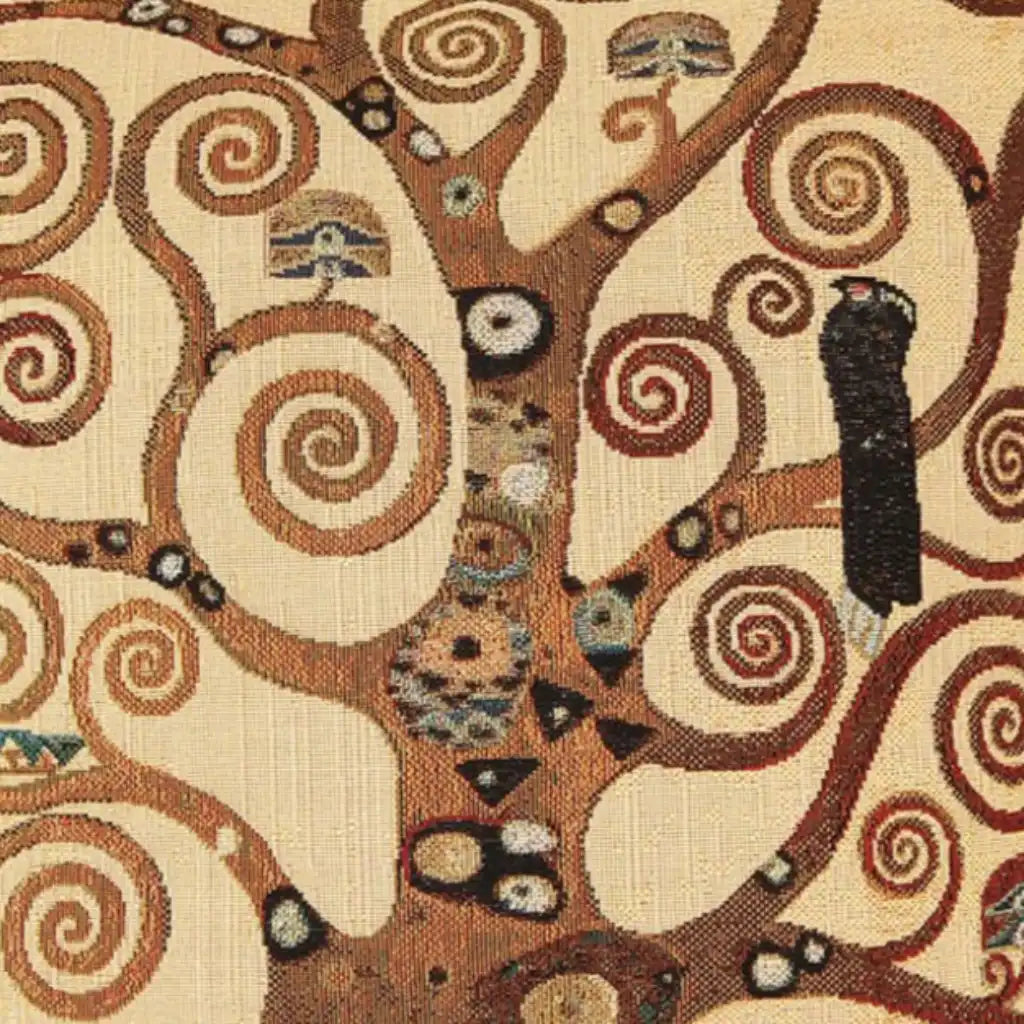 Signare Tapestry Gustav Klimt Tree of Life - Cushion Cover Art 45cm*45cm Home & Garden > Decor > Throw Pillows > Cushion Covers > Tapastry Cushion Covers > Gustav Klimt Tree of LifeCushion Covers emmy-jane-boutique.myshopify.com