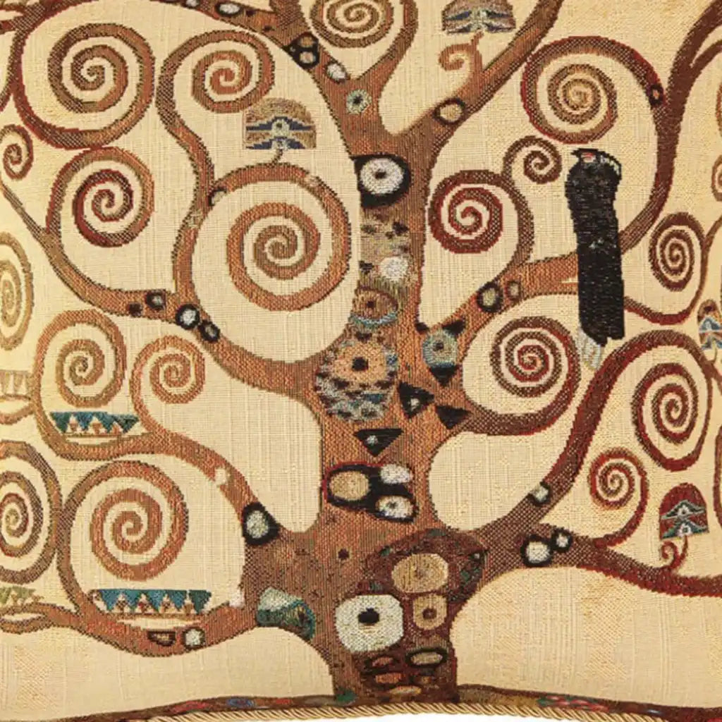 Signare Tapestry Gustav Klimt Tree of Life - Cushion Cover Art 45cm*45cm Home & Garden > Decor > Throw Pillows > Cushion Covers > Tapastry Cushion Covers > Gustav Klimt Tree of LifeCushion Covers emmy-jane-boutique.myshopify.com