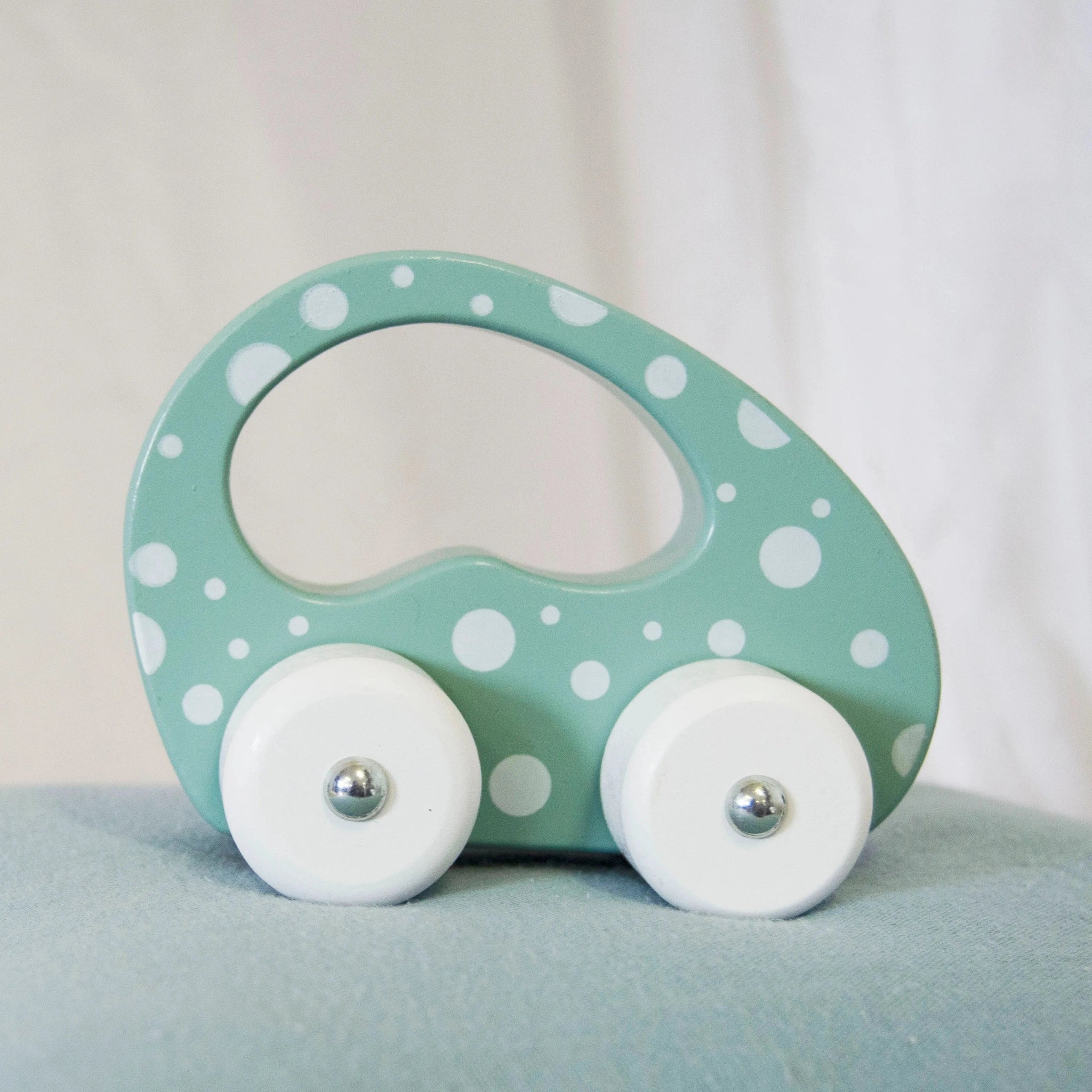 Baby&More Chunky Wooden Toy Car - 12 Months + Yellow Pink Peach Toys & Games > Toys > Play Vehicles > Toy Cars > Wooden Toy Cars emmy-jane-boutique.myshopify.com