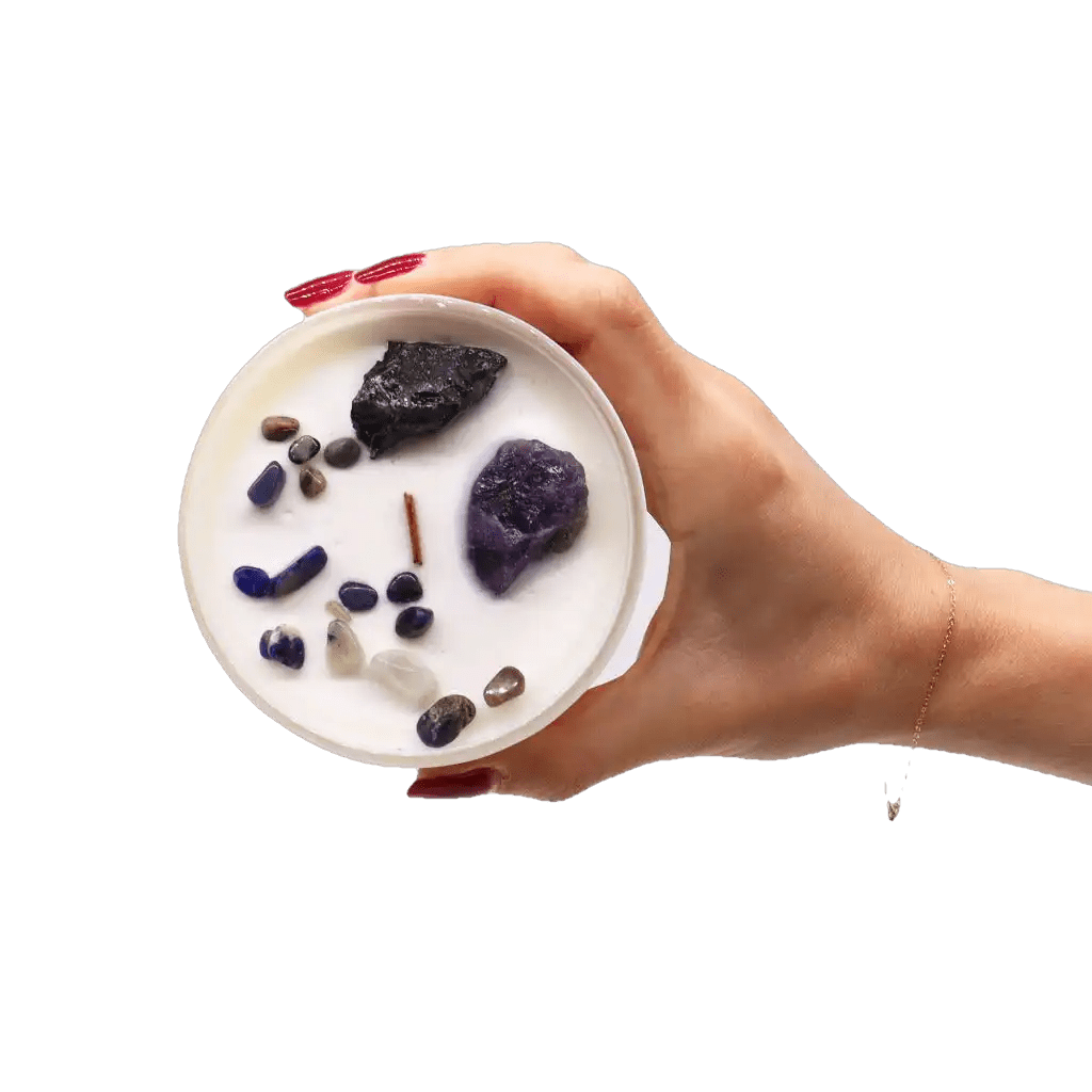 Ancient Wisdom Crystal Candles - Chakra - Scented Soy Wax Jar Candles Infused With Gemstones Home & Garden > Decor > Home Fragrances > Candles > Gemstone Candles > Crystal Candles > Chakra Candles > Scented Soy Wax Jar Candles Infused With Gemstones emmy-jane-boutique.myshopify.com