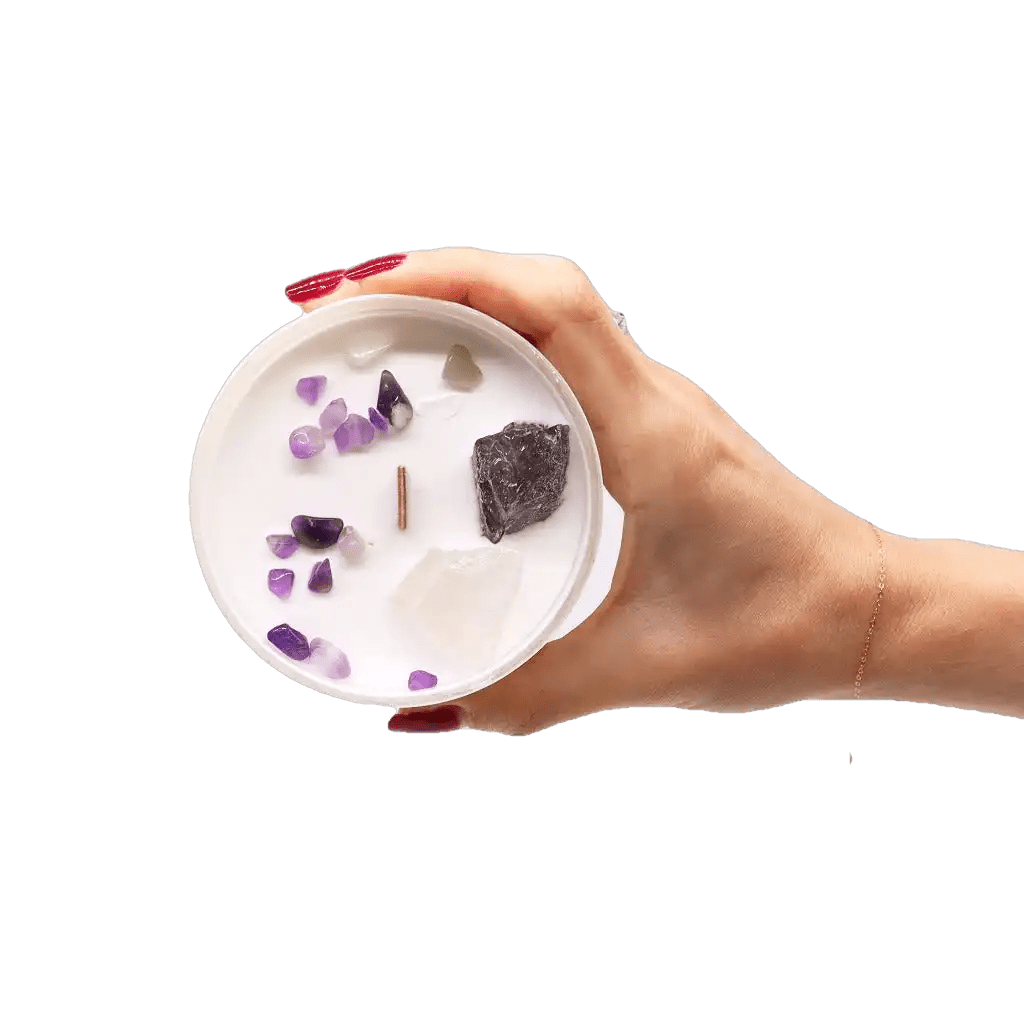 Ancient Wisdom Crystal Candles - Chakra - Scented Soy Wax Jar Candles Infused With Gemstones Home & Garden > Decor > Home Fragrances > Candles > Gemstone Candles > Crystal Candles > Chakra Candles > Scented Soy Wax Jar Candles Infused With Gemstones emmy-jane-boutique.myshopify.com