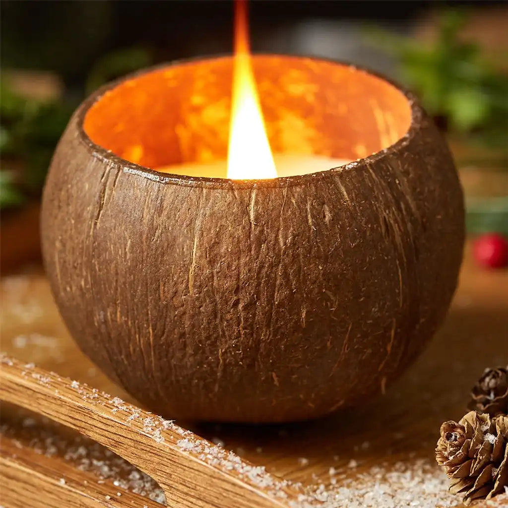Jungle Culture Coconut Shell Soy Wax Candles - Handmade Eco-Friendly & Vegan Home & Garden > Decor > Home Fragrances > Candles > Eco-Friendly Candles > Vegan Candles > Coconut Candles emmy-jane-boutique.myshopify.com