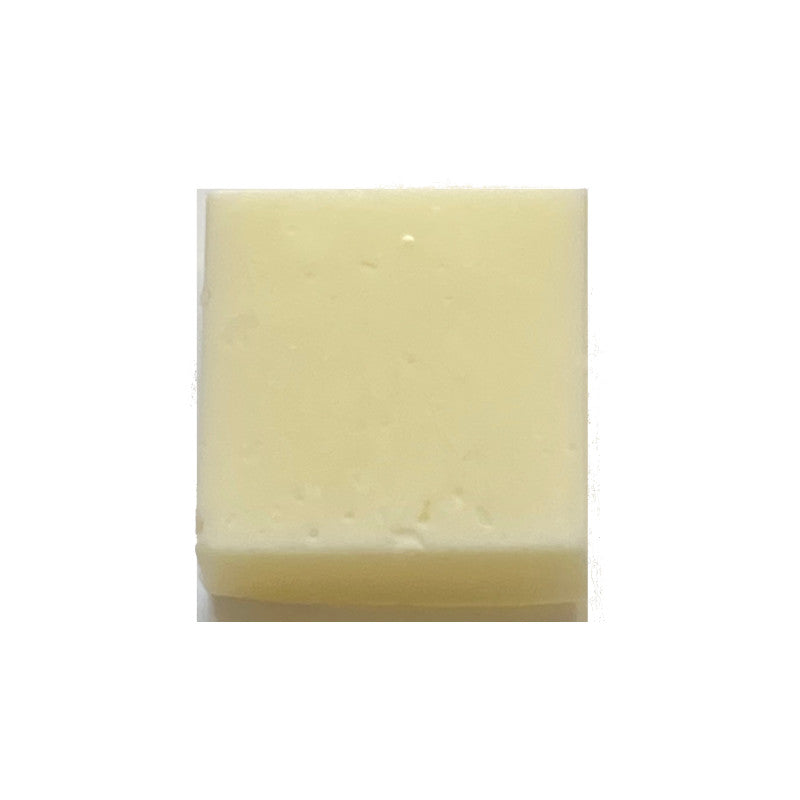 Rectangular plastic-free conditioner bar on a white background