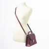 Handmade Leather Cross Body Bag - Marsala Red-3