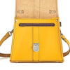 Handmade Leather Cross Body Bag - Yellow Ochre-2