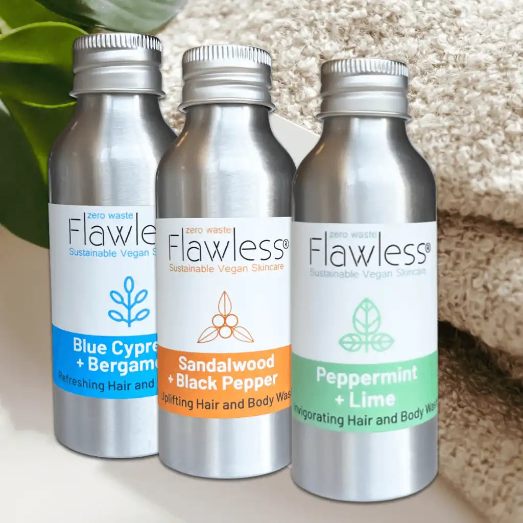 Flawless Men's Hair and Bodywash Eco Gift Set - Zero Waste & Vegan Health & Beauty > Personal Care > Cosmetics > Bath & Body Gift Sets > Eco-Friendly Gift Sets > Men's Hair and Bodywash Eco Gift Set emmy-jane-boutique.myshopify.com