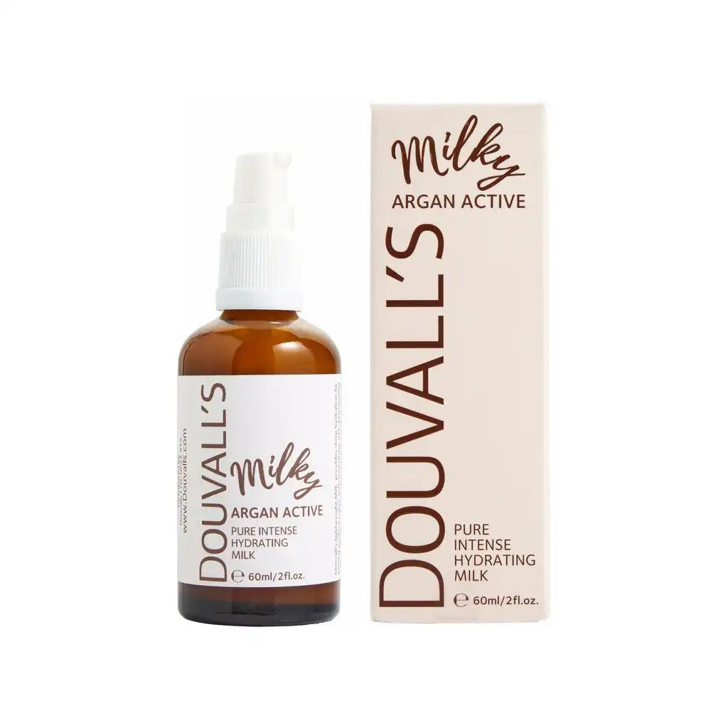 Douvalls Beauty Natural Moisturiser - Organic Milky Argan Active moisturiser - 60ml Health & Beauty > Personal Care > Cosmetics > Skin Care > Lotion & Moisturize > Organic Moisturisers > Cruelty-free moisturisers > Natural Moisturiser > Organic Milky Argan Active moisturiser emmy-jane-boutique.myshopify.com