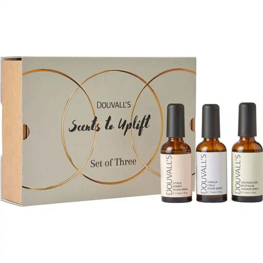 Douvalls Beauty Shower Spray - Scents to Uplift - Natural Room Spray Gift set Home & Garden > Decor > Home Fragrances > Fragrance Oil > Natural Room Spray Gift Sets emmy-jane-boutique.myshopify.com