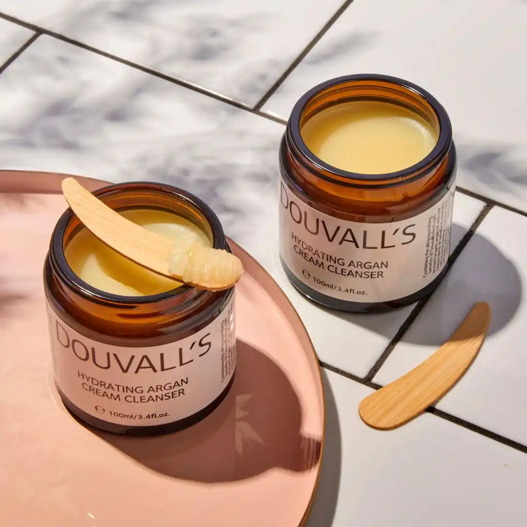 Douvalls Beauty Natural Cleanser - Organic Argan Nourishing Cream Make Up Remover Health & Beauty > Personal Care > Cosmetics > Skin Care > Facial Cleansers > Natural Cleansers > Organic Argan Nourishing Cream Make Up Removers emmy-jane-boutique.myshopify.com
