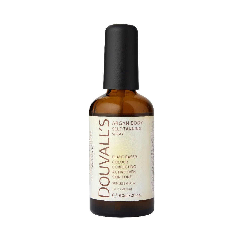 Douvalls Beauty Argan Self Tanning Body Spray 60ml |Semi-permanent Self tanning spray Argan self tanning body spray emmy-jane-boutique.myshopify.com