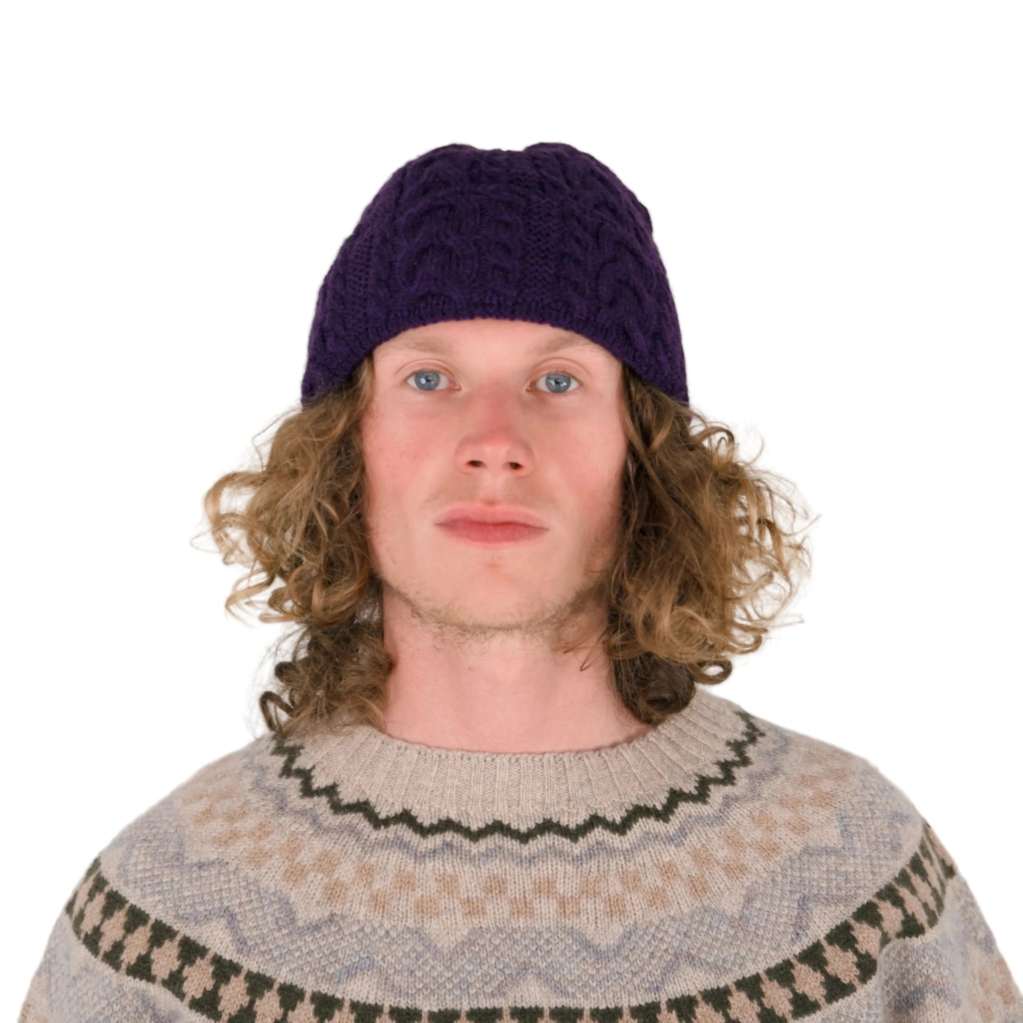 Origin Knitwear Merino - Abbey Hat - Pupura Hats emmy-jane-boutique.myshopify.com
