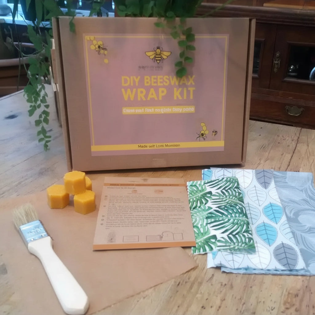 Pretty Bee Fresh Pretty Bee Fresh - Eco Friendly Plastic Free DIY Beeswax Wrap Kit - Gift Set 505370 - Arts & Entertainment > Hobbies & Creative Arts > Arts & Crafts > Art & Craft Kits > Beeswax Wrap Kits emmy-jane-boutique.myshopify.com