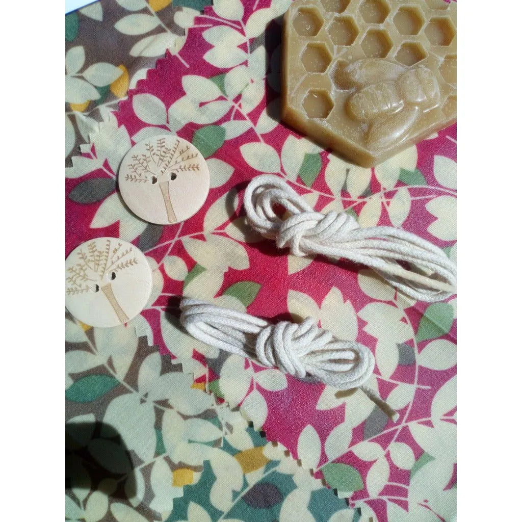 Emmy Jane Boutique Ecolif3 - Reusable Organic Beeswax Food Wraps - Pack of 4 3110 - Home & Garden > Kitchen & Dining > Food Storage > Food Wraps > Wax Wraps emmy-jane-boutique.myshopify.com