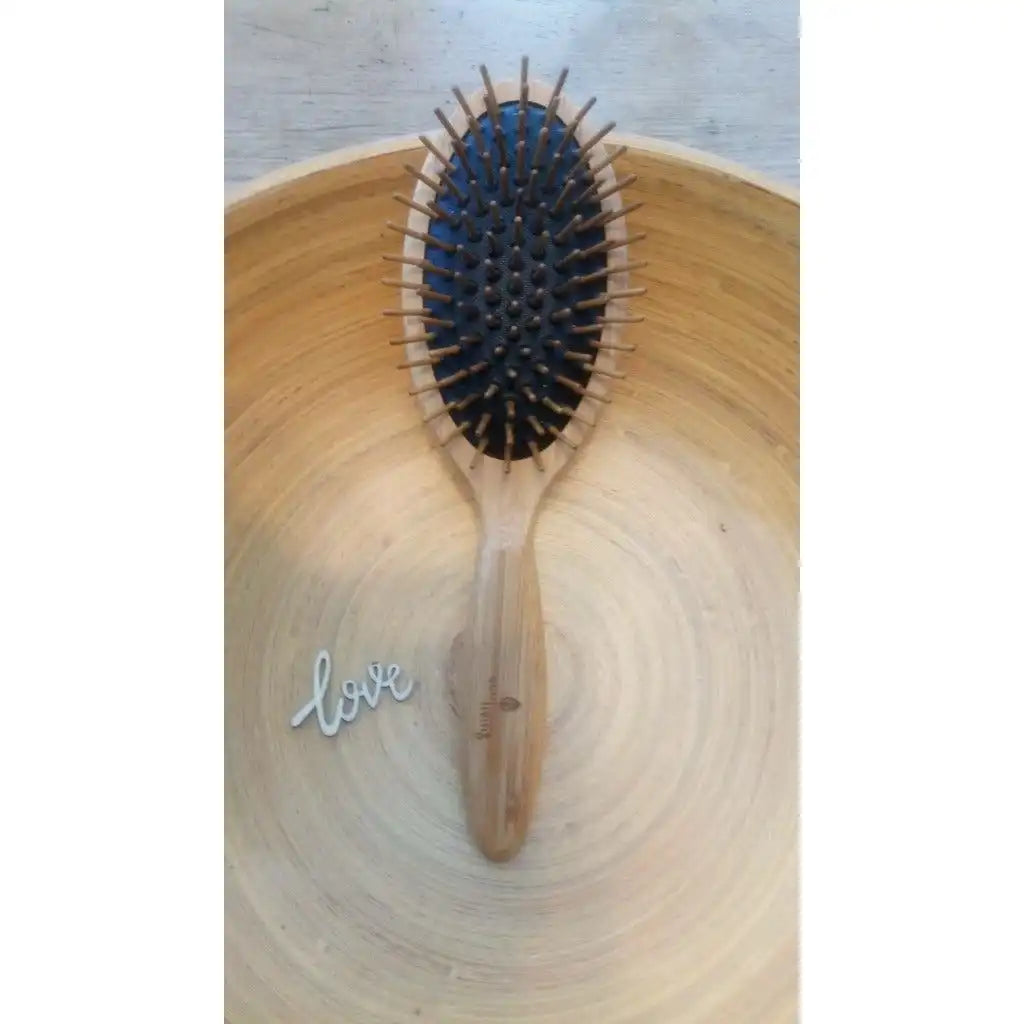 ecoLiving ecoLiving - Eco Friendly Vegan Sustainable Bamboo Wooden Hairbrush 487 - Health & Beauty > Personal Care > Hair Care > Hair Styling Tools > Combs & Brushes > Eco-Friendly Wooden Brushes emmy-jane-boutique.myshopify.com