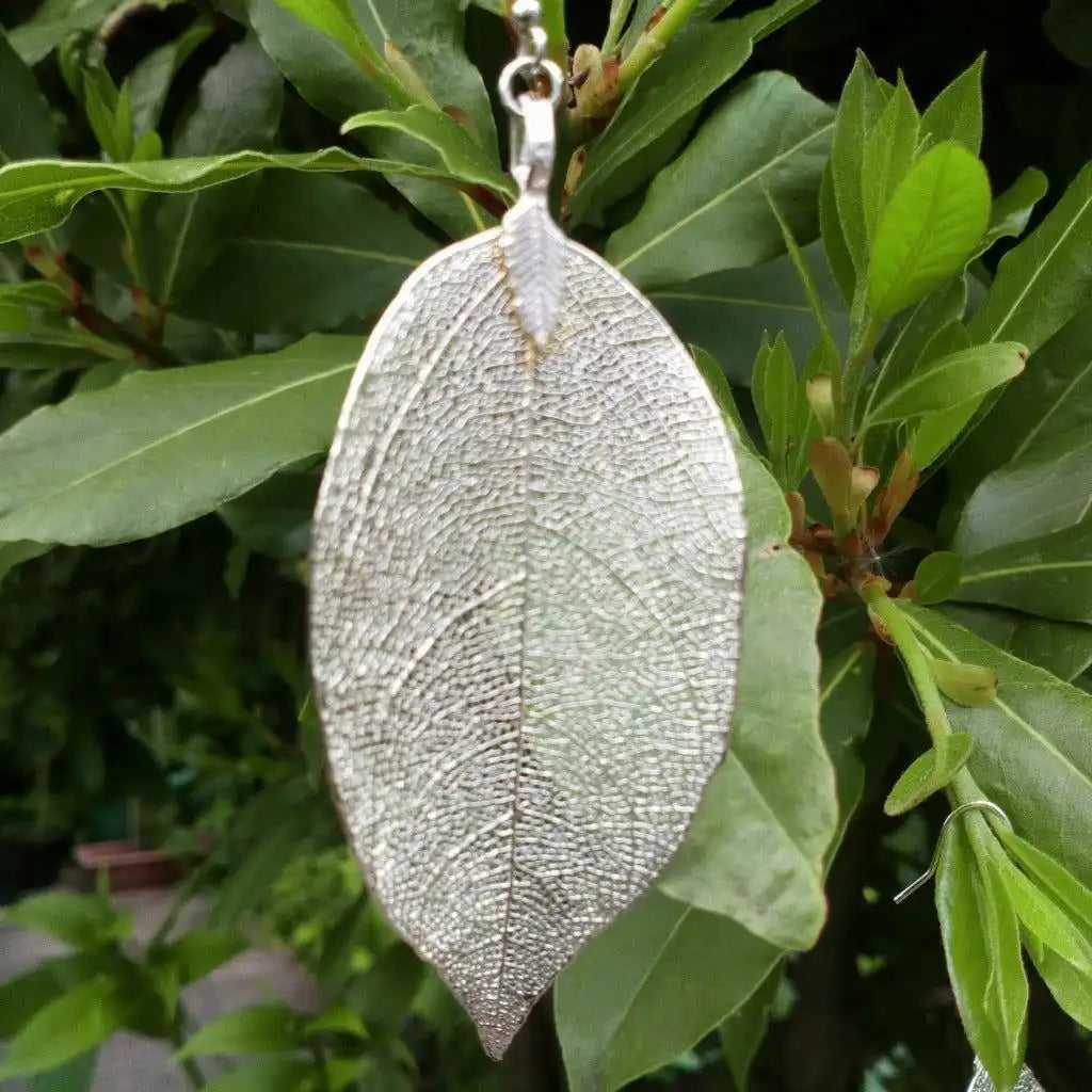 Ancient Wisdom Real Leaf Jewellery Set - Necklace & Earrings - Gold Clothing & Accessories > Jewellery & Watches > Jewellery Sets > Real Leaf Jewellery Sets emmy-jane-boutique.myshopify.com