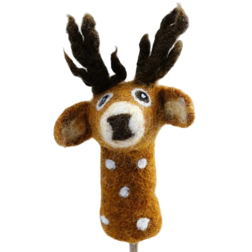 Baby&More Felt Finger Puppets - Forest Friends Toys & Games > Toys > Dolls, Playsets & Toy Figures > Puppets & Marionettes emmy-jane-boutique.myshopify.com