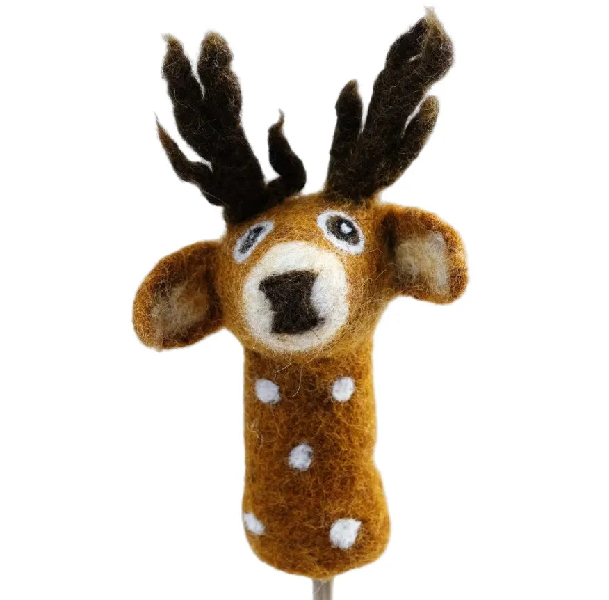 Baby&More Felt Finger Puppets - Forest Friends Toys & Games > Toys > Dolls, Playsets & Toy Figures > Puppets & Marionettes emmy-jane-boutique.myshopify.com