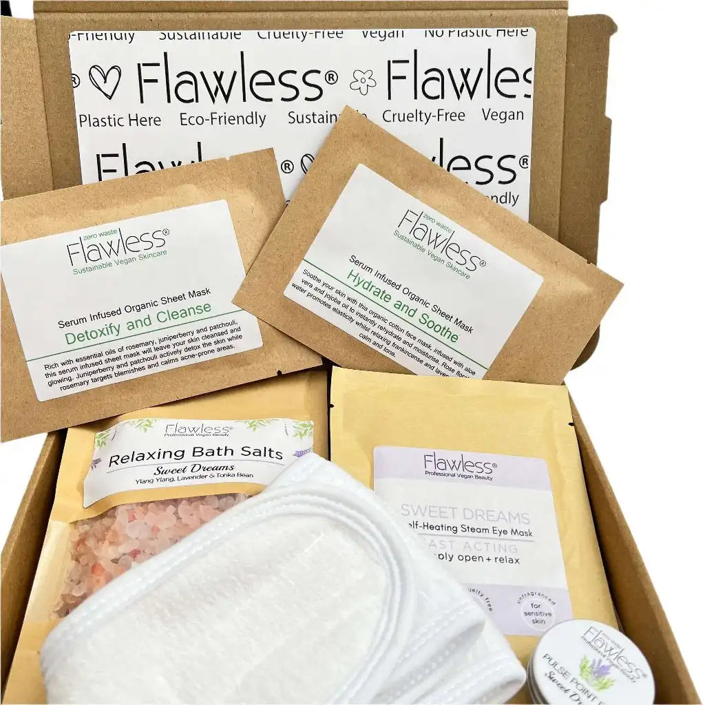 Flawless Letterbox Self Care Gift Set - Eco-Friendly Plastic-Free Health & Beauty > Personal Care > Cosmetics > Bath & Body Gift Sets > Natural Gift Sets emmy-jane-boutique.myshopify.com