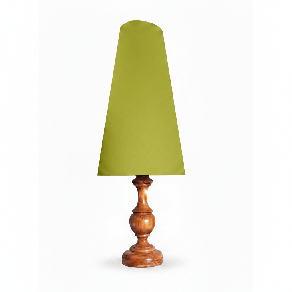 Green Cotton Cone Lampshade for Table Lamp Lighting