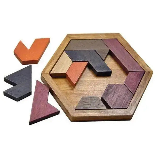 Emmy Jane Wooden Puzzles - Educational Math Tangram Game Toys & Games > Puzzles > Wooden & Pegged Puzzles emmy-jane-boutique.myshopify.com