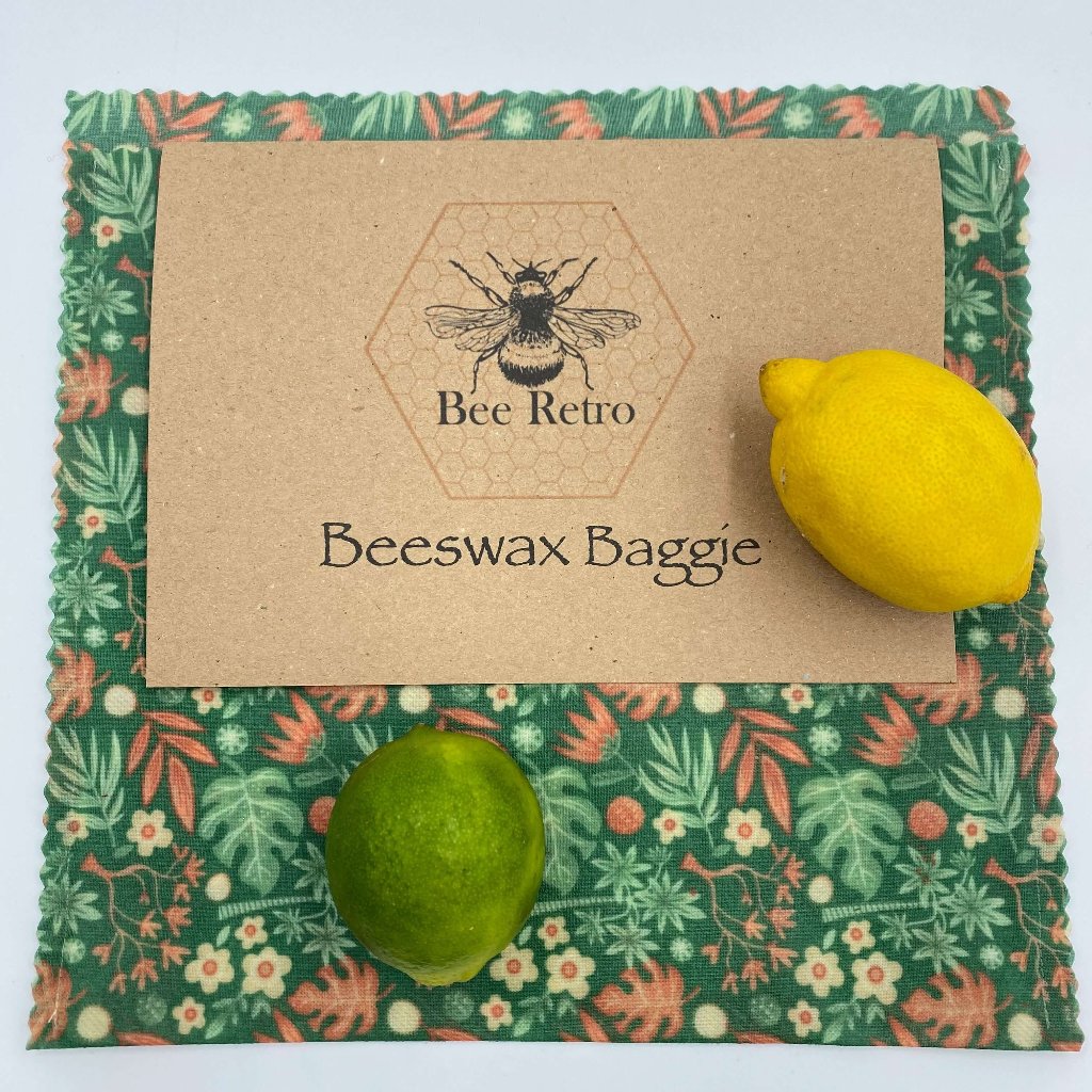 Beeswax Baggie- Bread and Veg size 35x 45-50